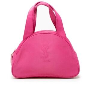 YSL - Y2K STYLE NYLON HOT PINK MINI HANDBAG